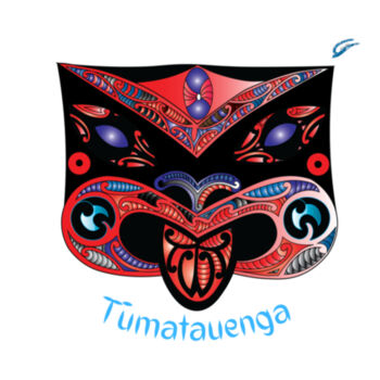 Men's Tūmatauenga Black Singlet Design