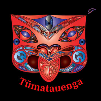 Men's Red Tūmatauenga Hoodie Design