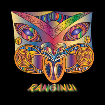 Mens Ranginui AhiAhi T Shirt Design