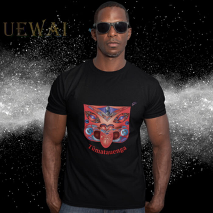 Men's Red Tūmatauenga T Shirt Thumbnail