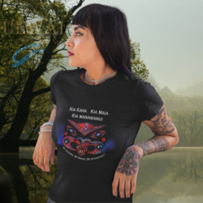 Women's Kia Kaha Tū T-shirt   Thumbnail