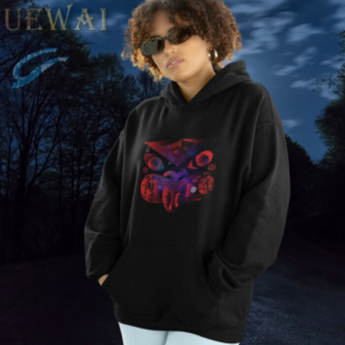 Womens Ranginui te pō Hoodie Thumbnail