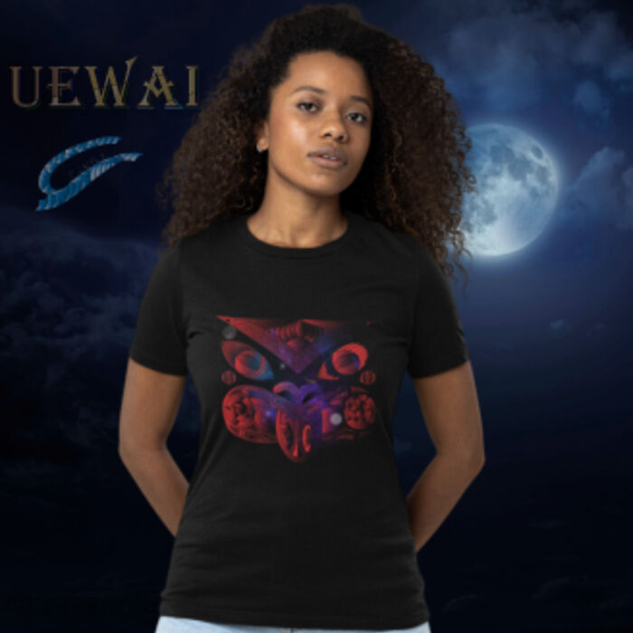 Womens Ranginui te pō Tshirt Thumbnail